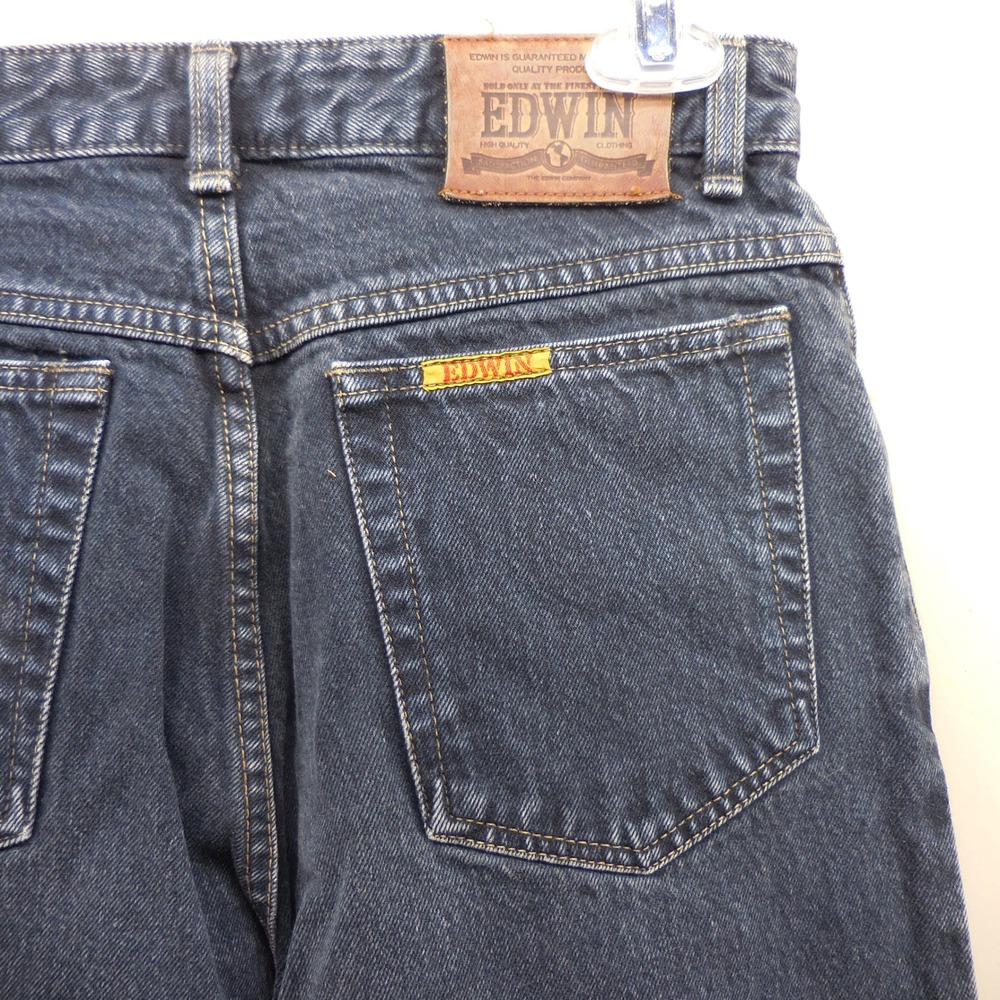Edwin Vintage LA Slim Japan Jeans Dark Wash Tapered Leg‎ Denim Faded 27x31